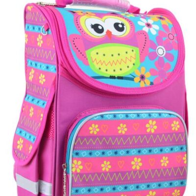 554460 PG-11 Рюкзак каркасний  PG-11 Owl pink, 34*26*14