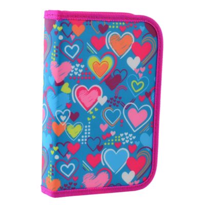 532030 Пенал твердий одинарний з клапаном HP-03 "Charms", 20.5*13*3.6