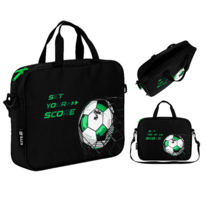 K26-589-2 Шкільна текстильна сумка Kite A4, 1 від., 589 Football